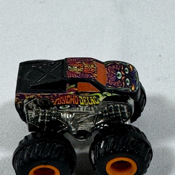 Psycho Delic Mini Monster Truck Toy - Black and Orange - Picture 3 of 5